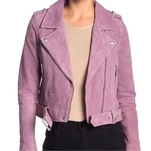 Blank NYC Lavender Leather Jacket